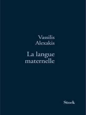 cover image of La langue maternelle